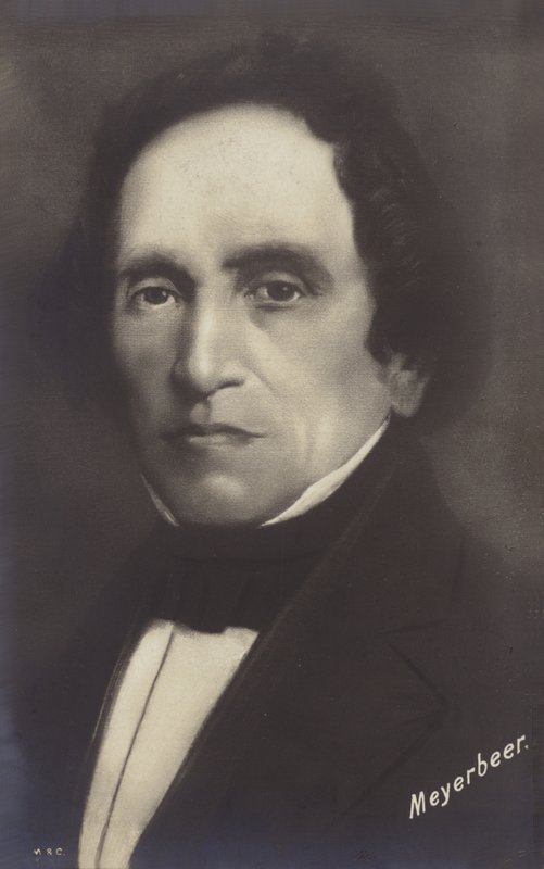 Portrét Giacoma Meyerbeera od German School