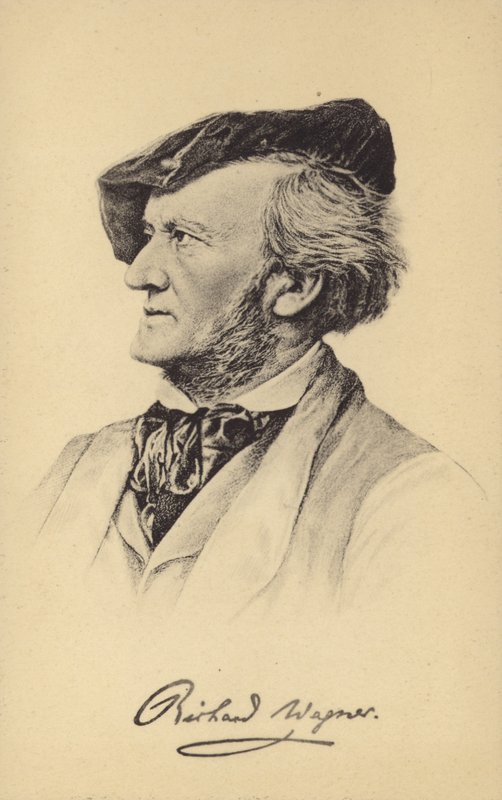 Portrét Richarda Wagnera od German School