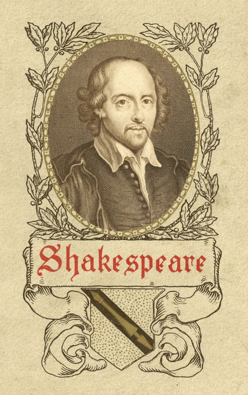 Portrét Williama Shakespeara. od German School