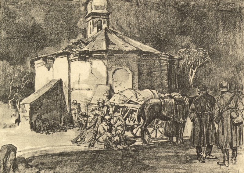 Odpočinek v kostele ve Focsani od German School
