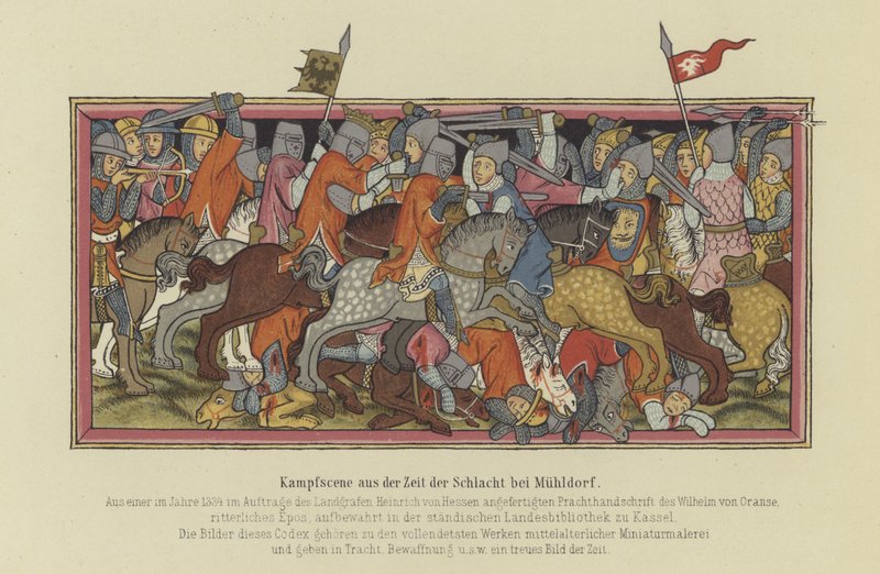 Bitva u Muhldorfu, 1322 od German School