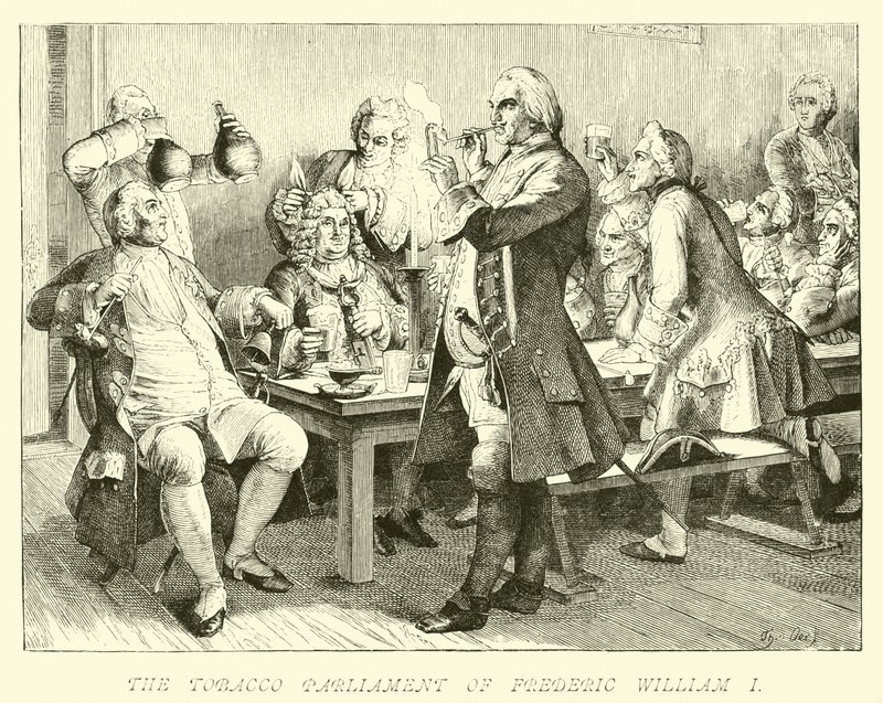 Tabákový parlament Fredericka Viléma I od German School