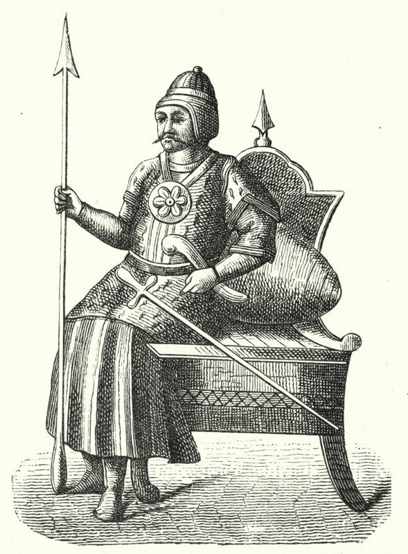 Timur, mongolský vojevůdce (rytina) od German School