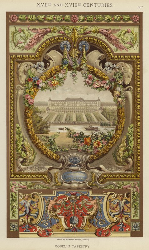 XVII. a XVIII. století, gobelín-tapisérie (barevné lito) od German School
