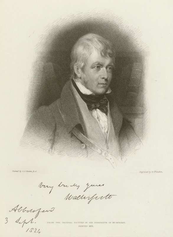 Sir Walter Scott od Gilbert Stuart Newton