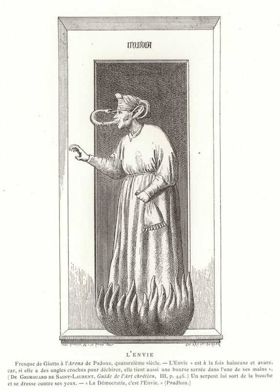Závist od Giotto di Bondone