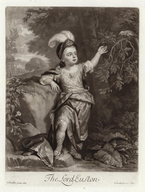 Portrét Charlese Fitzroye od Godfrey Kneller