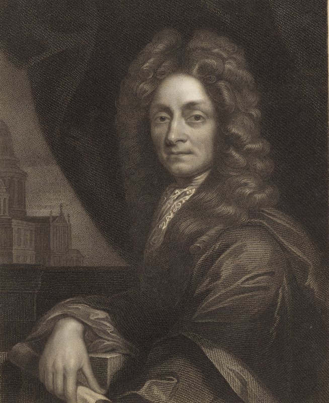 Sir Christopher Wren od Godfrey Kneller
