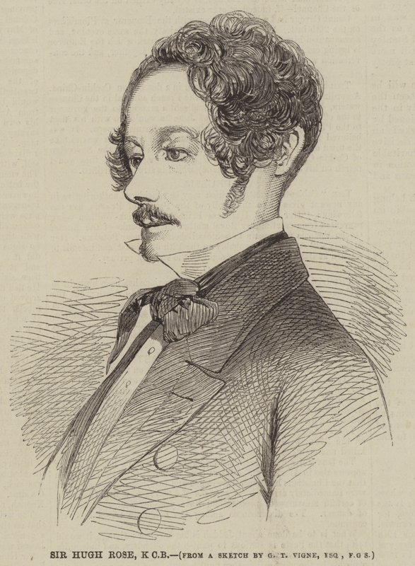 Sir Hugh Rose, KCB od Godfrey Thomas Vigne