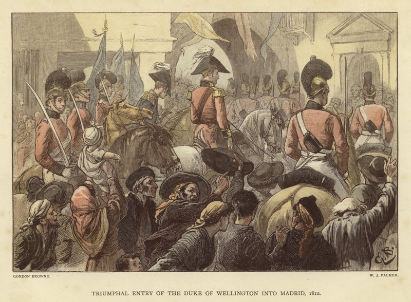 Triumfální vjezd vévody z Wellingtonu do Madridu, 1812 od Gordon Frederick Browne