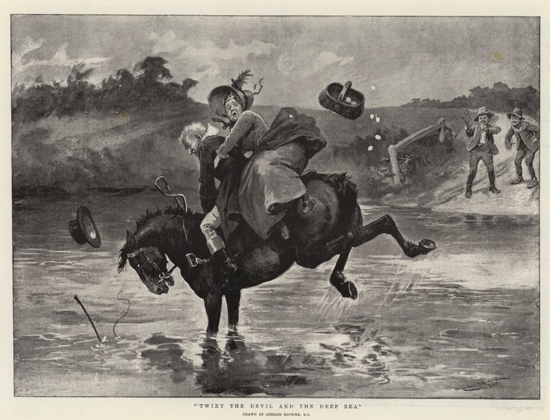 Mezi ďáblem a hlubokým mořem od Gordon Frederick Browne