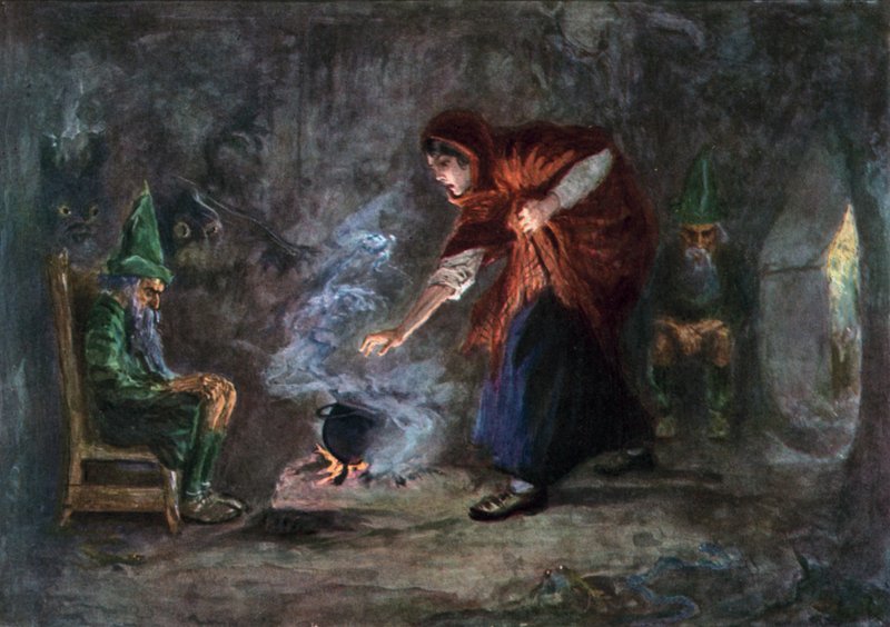Ilustrace k Pohádce o kotli od Gordon Frederick after Browne