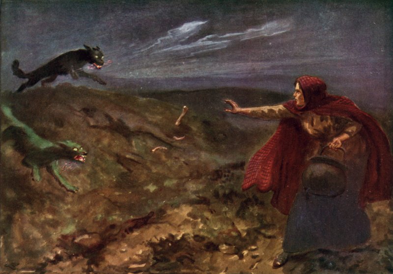Ilustrace k Pohádce o kotli od Gordon Frederick after Browne