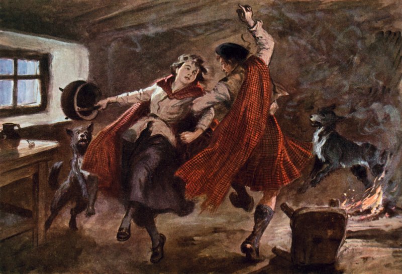 Ilustrace k Pohádce o kotli od Gordon Frederick after Browne