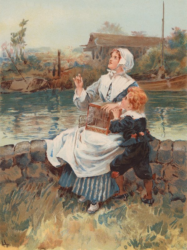 "Liberty" (barevná litografie) od Gordon Frederick (after) Browne