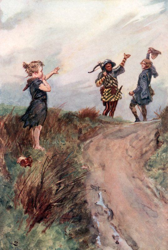 Foukání jim polibky od Gordon Frederick Browne