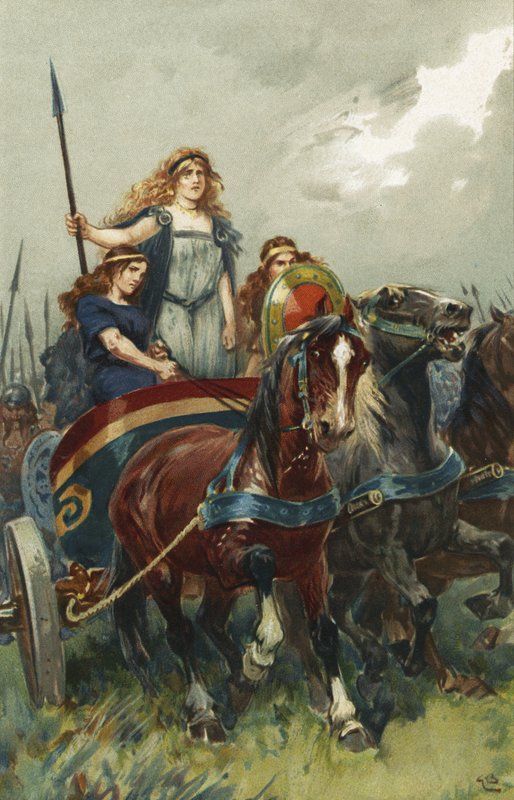 Královna Boadicea od Gordon Frederick Browne