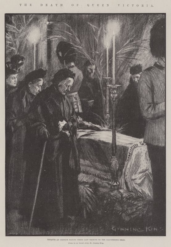 Smrt královny Viktorie od Gunning King