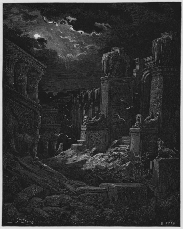 Gustave Dore Bible: Babylon padl od Gustave Dore