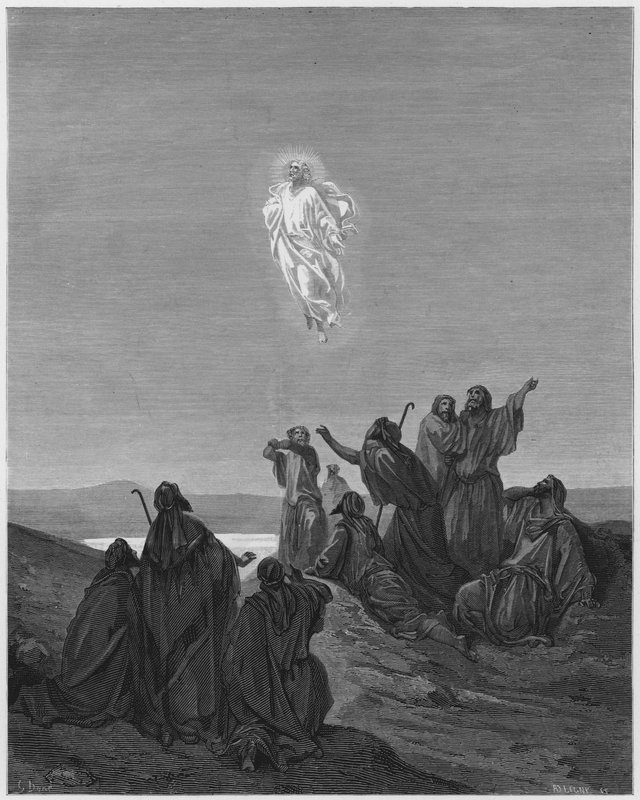 Bible Gustava Dorea: Nanebevstoupení od Gustave Dore