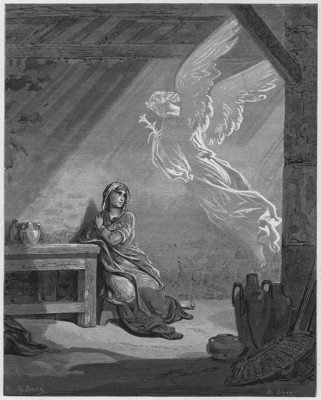 Gustave Dore Bible: Zvěstování od Gustave Dore