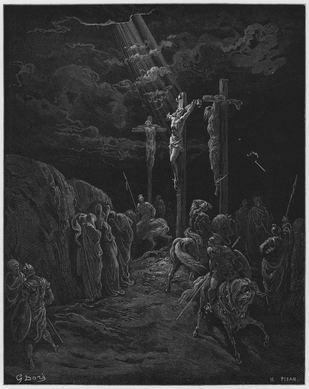 Gustave Dore Bible: Kristova smrt od Gustave Dore