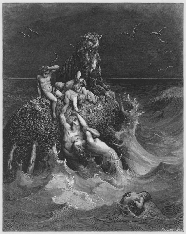 Gustave Dore Bible: Potopa od Gustave Dore