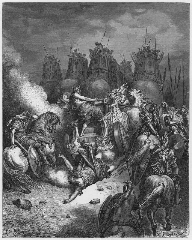 Gustave Dore Bible: Trest Antiochův od Gustave Dore