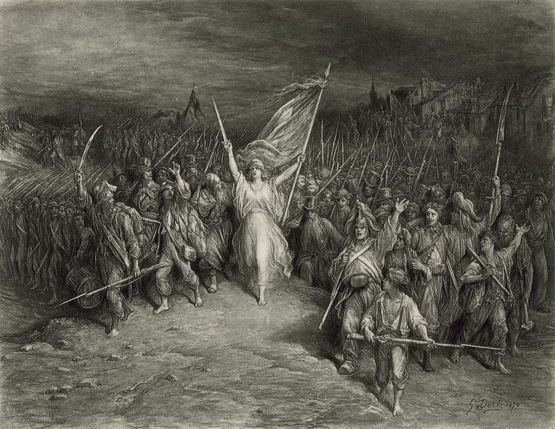 La Marseillaise (fotoryt) od Gustave Dore