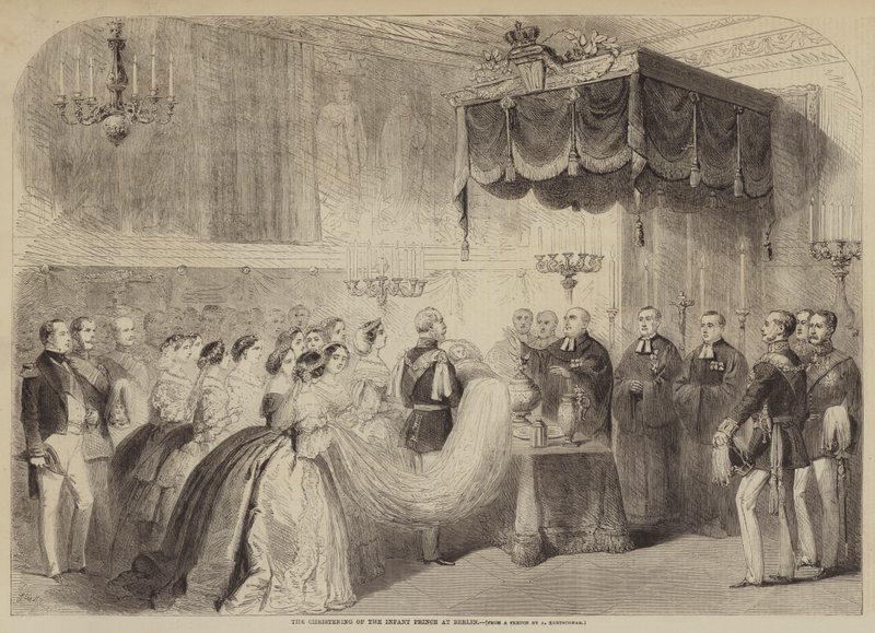 Křest malého prince v Berlíně od Gustave Janet