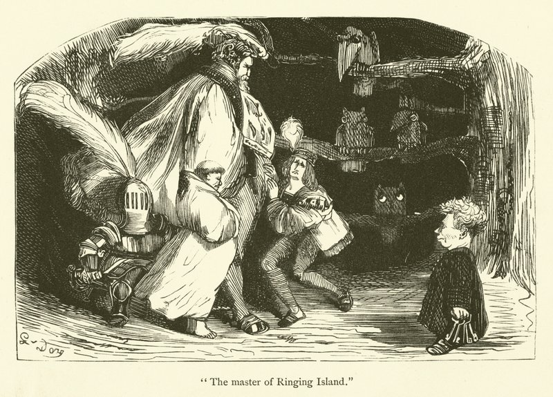 Ilustrace k dílům Rabelaise od Gustave after Dore