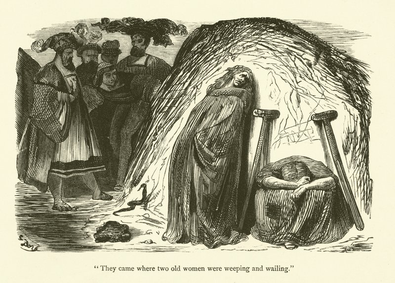 Ilustrace k dílům Rabelaise od Gustave after Dore