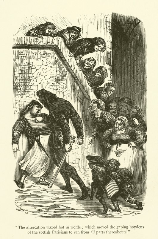 Ilustrace k dílům Rabelaise od Gustave after Dore