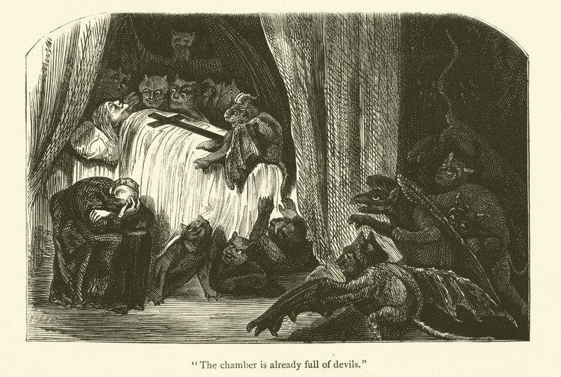 Ilustrace k dílům Rabelaise od Gustave after Dore