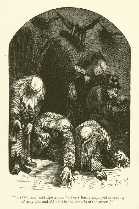 Ilustrace k dílům Rabelaise od Gustave after Dore