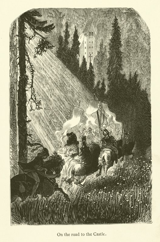Ilustrace k dílům Rabelaise od Gustave after Dore