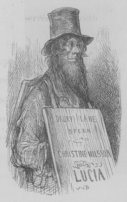 LAffiche Ambulante od Gustave after Dore