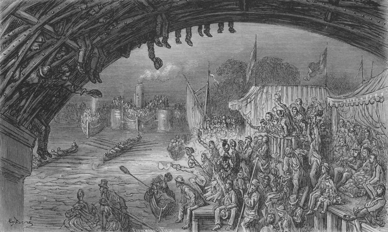 LArivee od Gustave after Dore