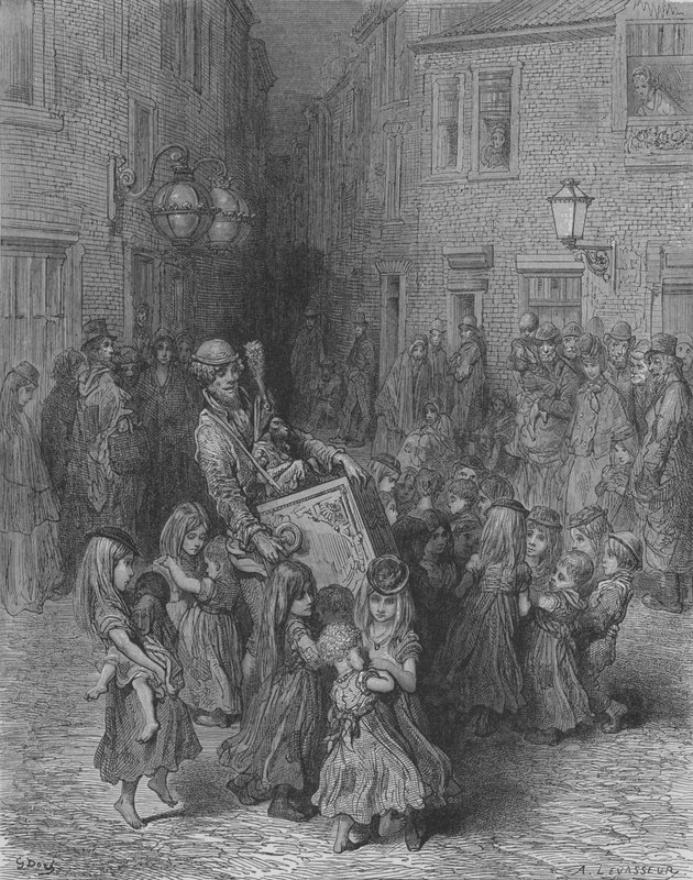 Barbarské varhany od Gustave after Dore
