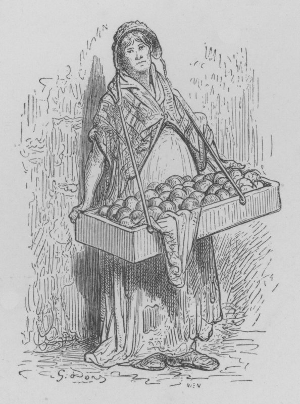 Obchodník DOranges od Gustave after Dore