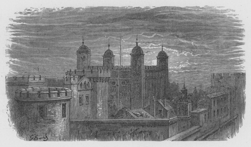 Londýnská věž od Gustave after Dore
