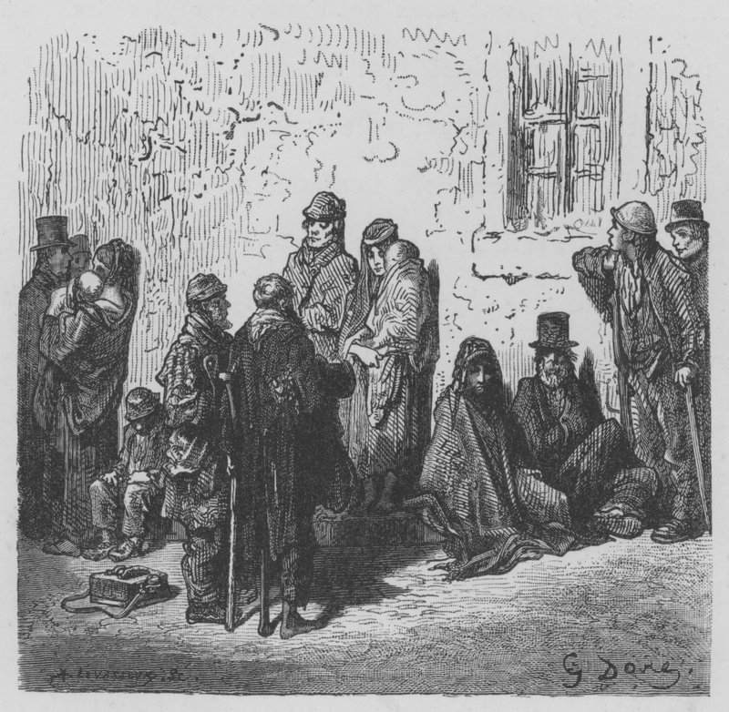 Miserables od Gustave after Dore