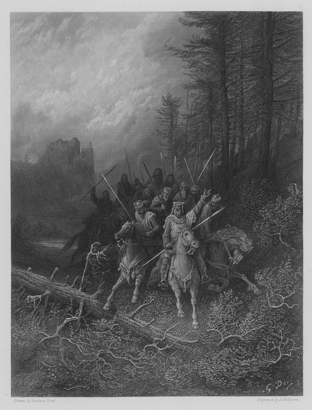 The Knights Progress od Gustave after Dore