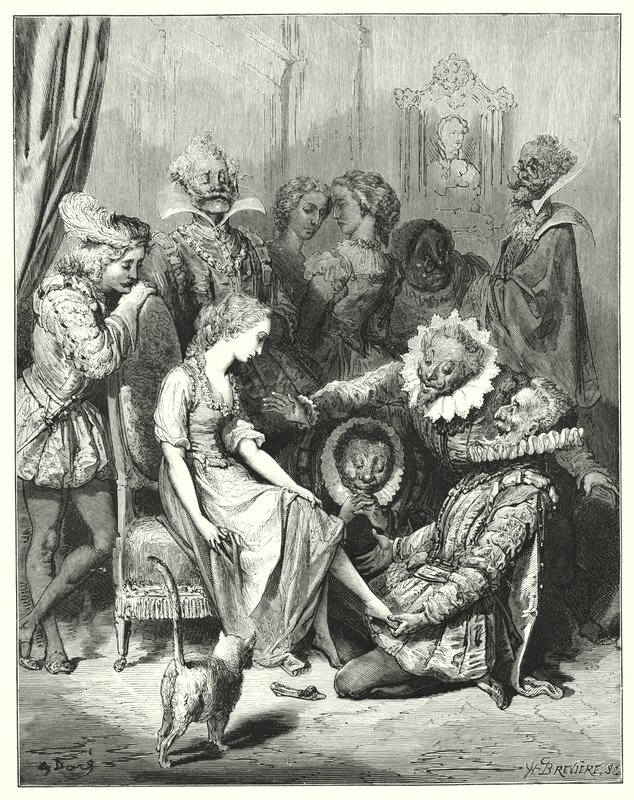 Cendrillon; Popelka (rytina) od Gustave Dore