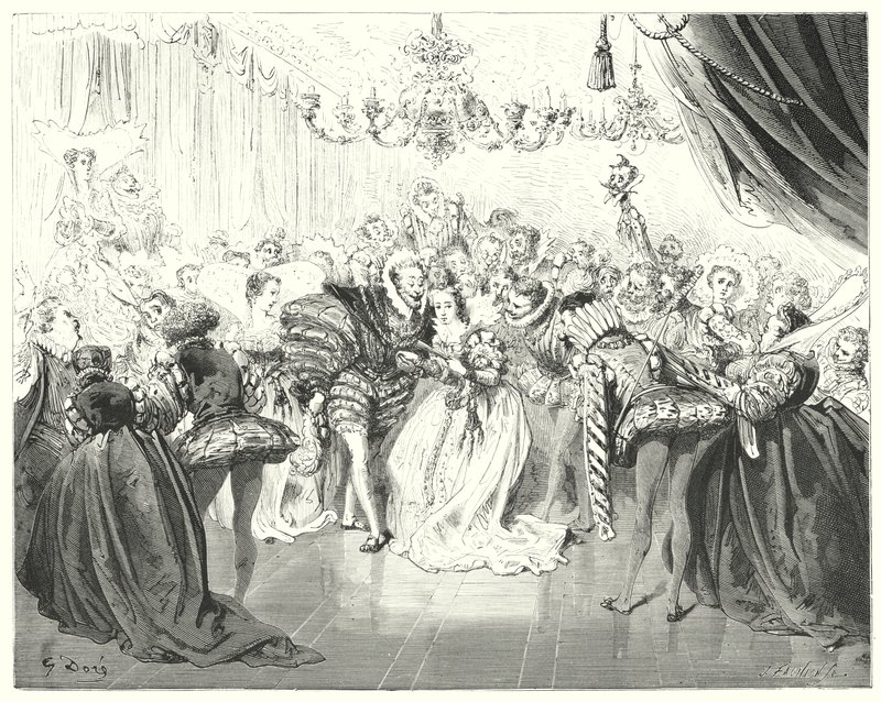 Cendrillon; Popelka (rytina) od Gustave Dore