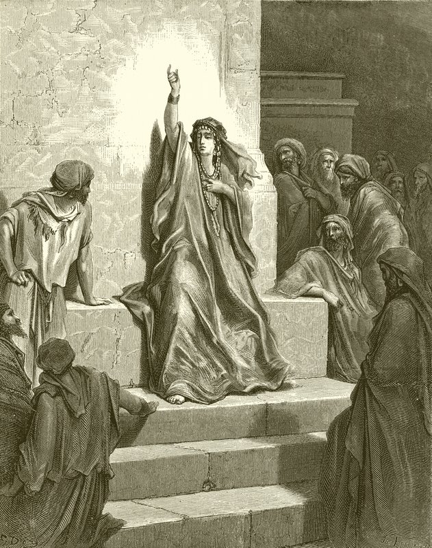 Deborah (rytina) od Gustave Dore