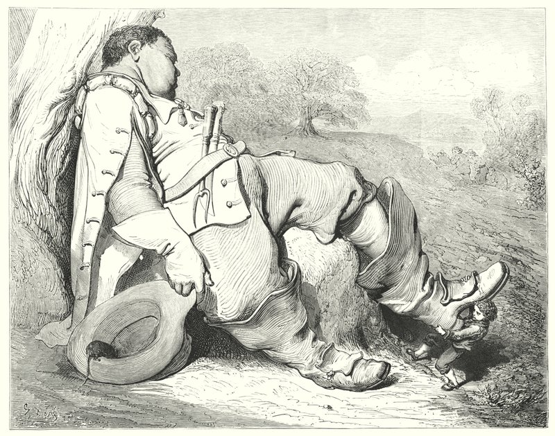 Tom Palec; Hop-O"-My-Thumb od Gustave Dore