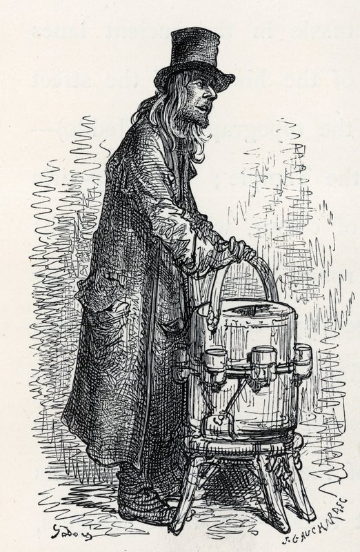 Prodavač limonád od Gustave Dore