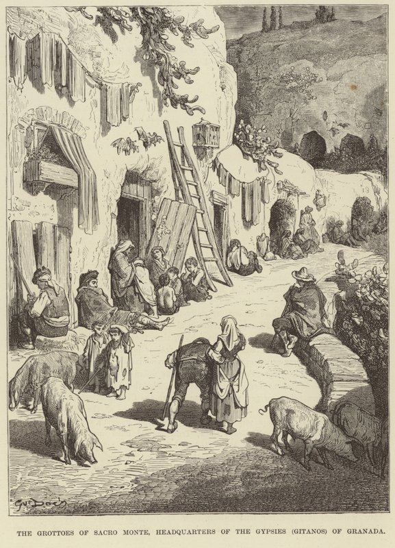 Jeskyně Sacro Monte od Gustave Dore