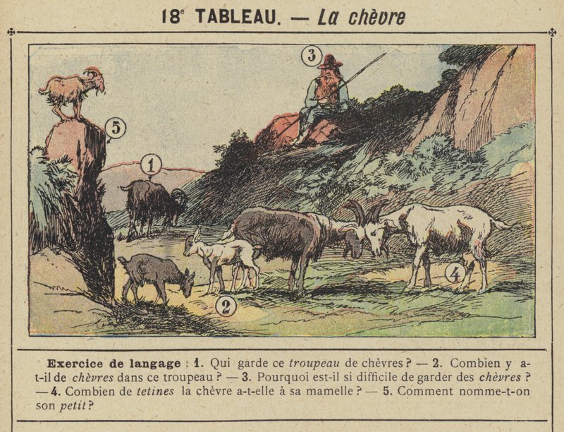 La chevre (barevní členové) od Gustave Fraipont